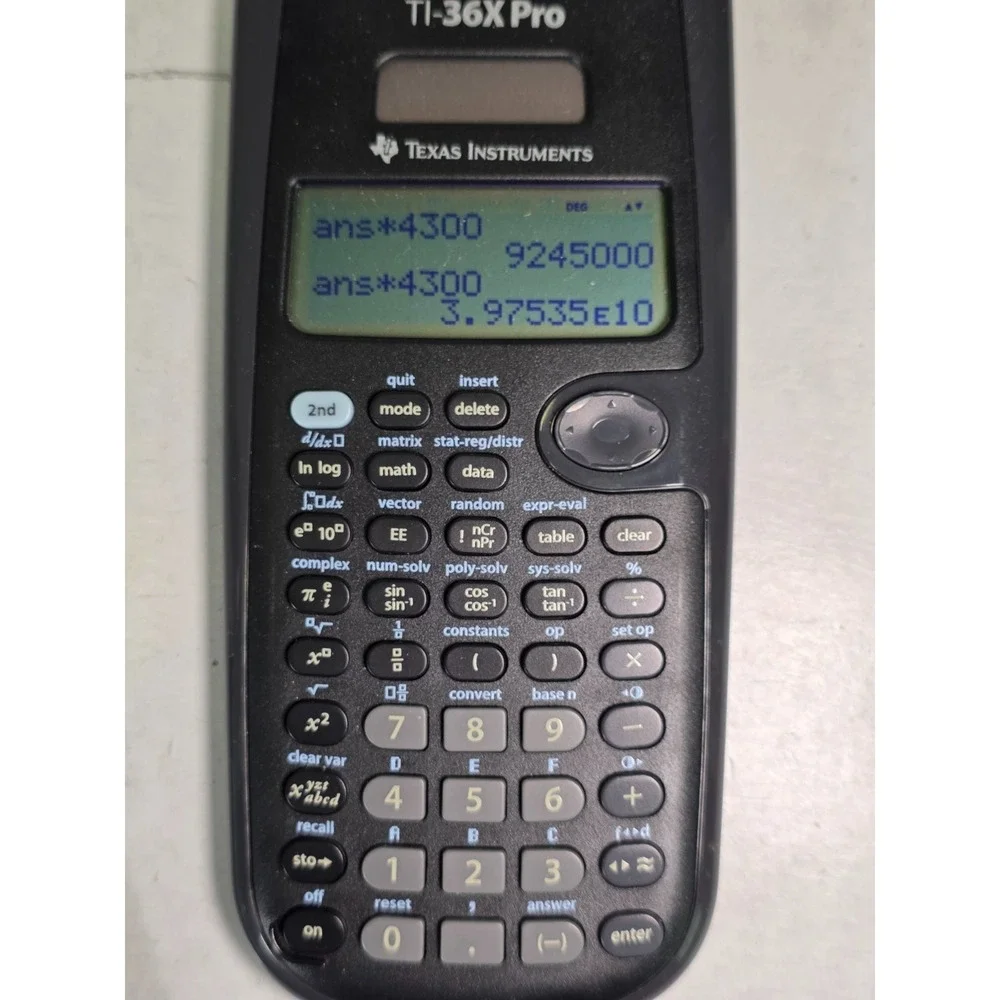 Texas Instruments TI-36X Pro Solar Scientific Calculator TI36Xpro SOLAR